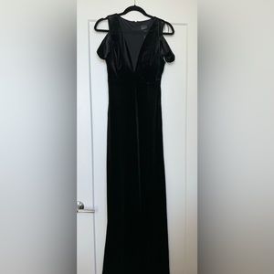 Velvet long dress